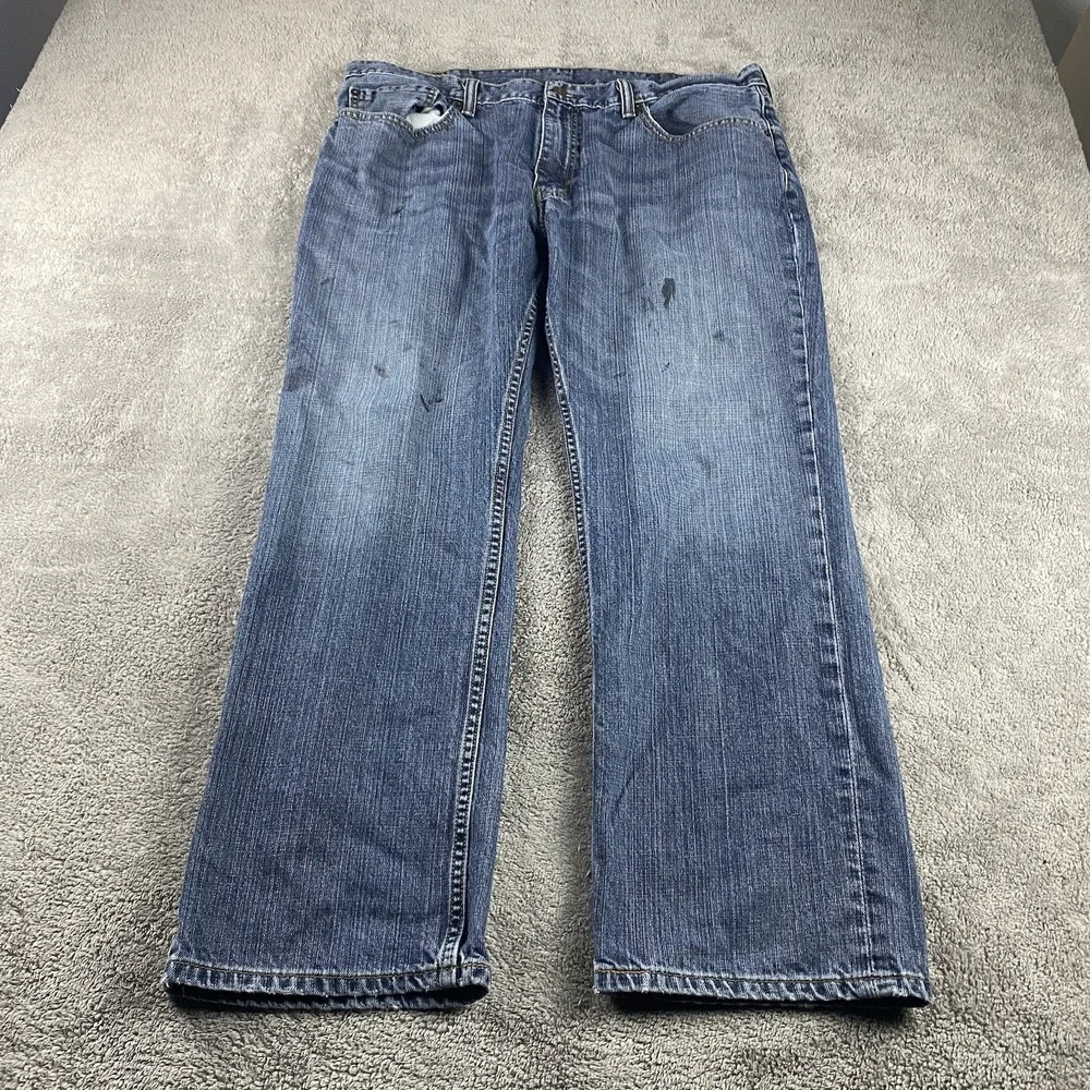 Levis 559 Relaxed Straight Fit Jeans Mens 38x27 Blue‎ Medium Wash Mid Rise